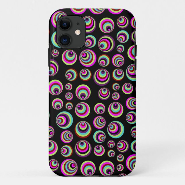 Colourful Psych Spots + your background & idea Case-Mate iPhone Case (Back)
