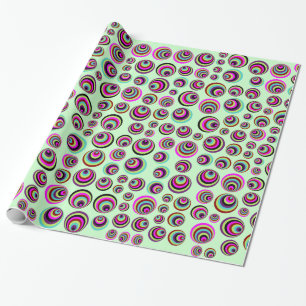 Colourful Psych Spots + your background & idea Wrapping Paper