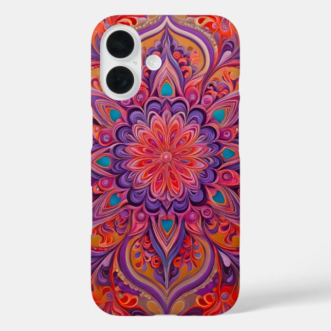 Colourful Psychedelia Airbrush Art iPhone Case (Back)