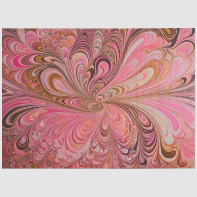 Colourful Psychedelia Airbrush Art Tissue Paper (Front)