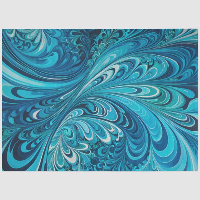 Colourful Psychedelia Airbrush Art Tissue Paper (Front)