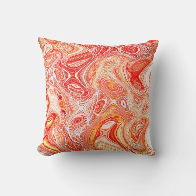 Colourful psychedelic background made of interweav cushion (Front)