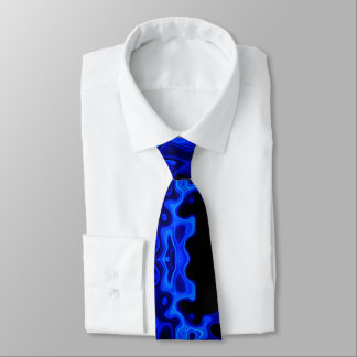 Colourful psychedelic Blue Tie