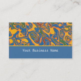Colourful Psychedelic Business Card