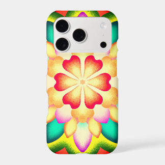 Colourful Psychedelic Flower Mandala - Vibrant Boh