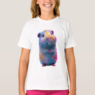 Colourful Psychedelic Guinea Pig Kids T-Shirt