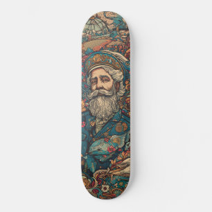 Colourful psychedelic Nemo Skateboard