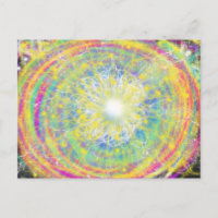 Colourful Psychedelic Star Funky Modern Pop Art