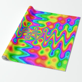 Colourful Psychedelic Wrapping Paper