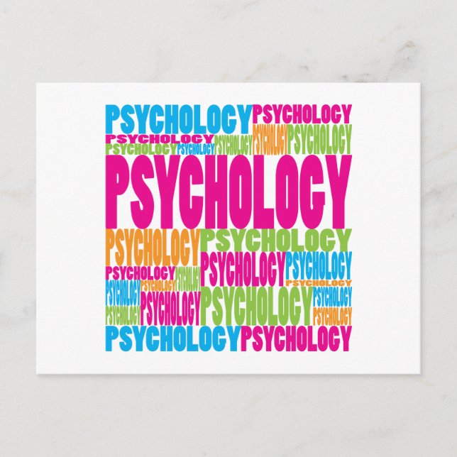 Colourful Psychology Postcard (Front)