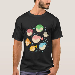 Colourful Puffer Fish T-Shirt