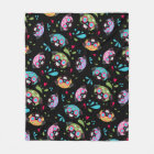 Colourful Pug Sugar Skulls Pattern