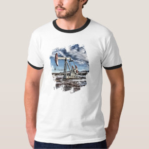 Colourful Pumpjack Image T-Shirt