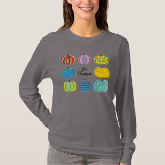 Colourful Pumpkin Design T-Shirt