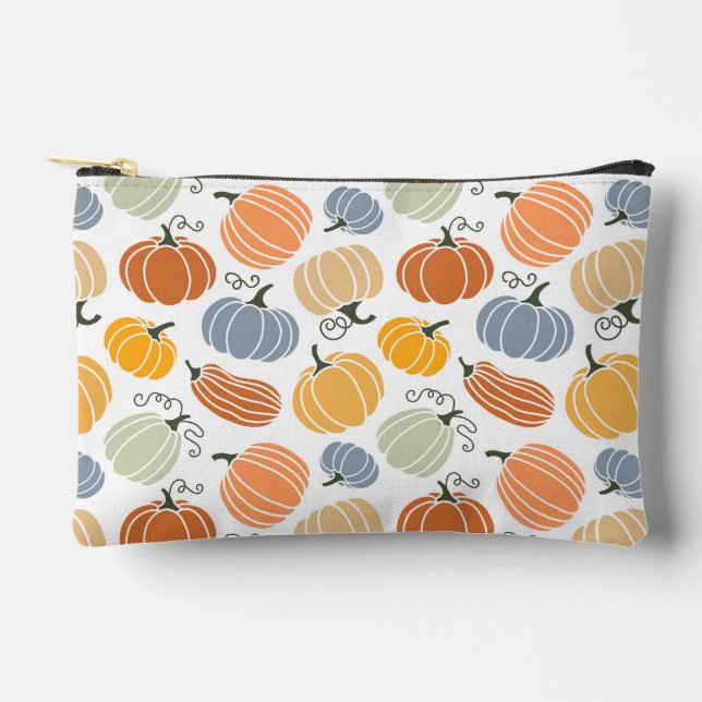 Colourful Pumpkin Gourd Pattern Accessory Pouch (Front)