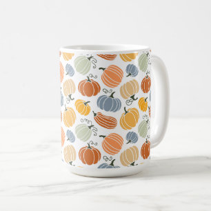 Colourful Pumpkin Gourd Pattern Coffee Mug