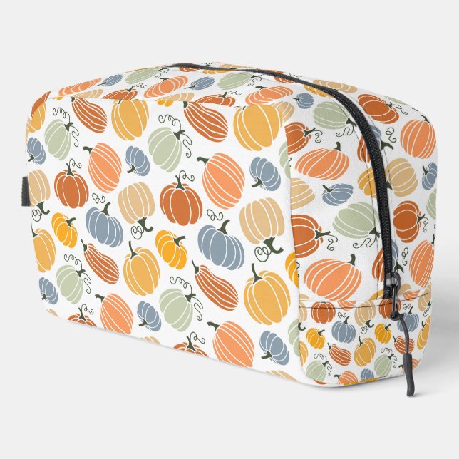 Colourful Pumpkin Gourd Pattern Dopp Kit (Right Corner)