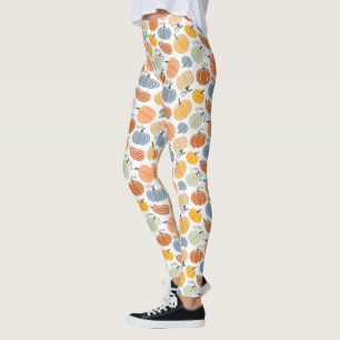 Colourful Pumpkin Gourd Pattern Leggings