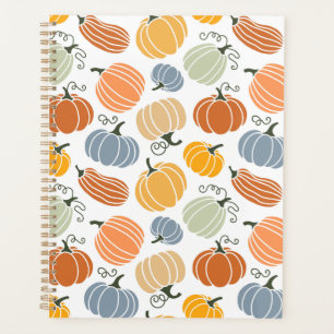 Colourful Pumpkin Gourd Pattern Planner
