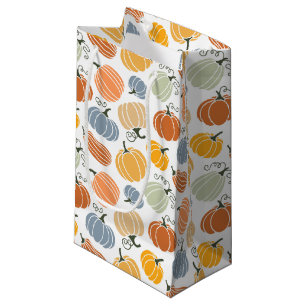 Colourful Pumpkin Gourd Pattern Small Gift Bag