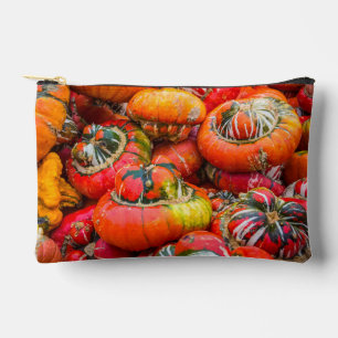 Colourful pumpkins accessory pouch