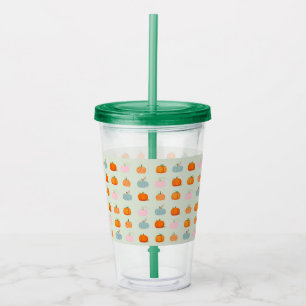 Colourful Pumpkins Acrylic Tumbler