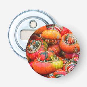 Colourful pumpkins bottle opener