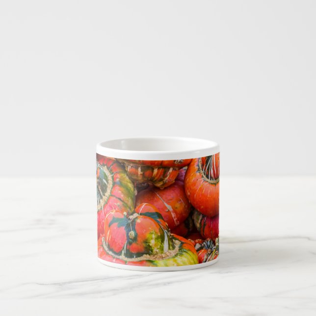 Colourful pumpkins espresso cup (Front)