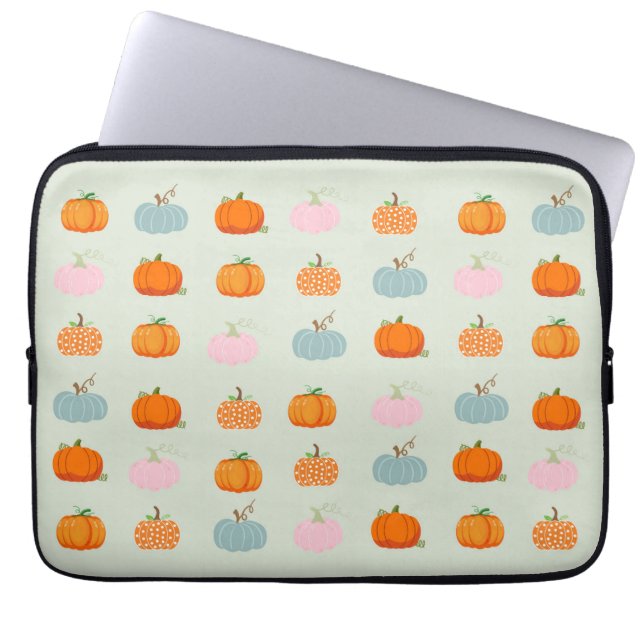 Colourful Pumpkins Laptop Sleeve (Front)