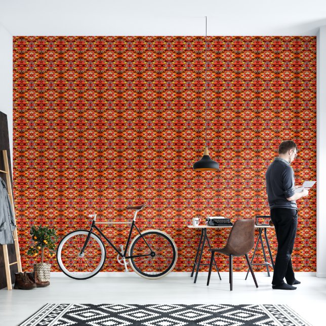Colourful pumpkins medium wallpaper (Living Room)