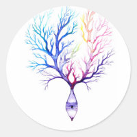 Colourful Purkinje neuron