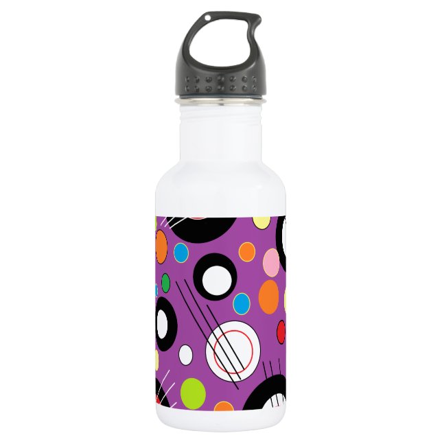 Colourful Purple 532 Ml Water Bottle (Front)