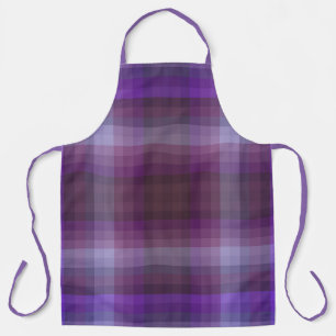 Colourful Purple Colours Of The Year Chequered Apron