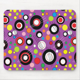 Colourful Purple Mouse Mat