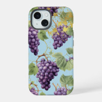 Colourful Purple, Pastel Blue and Gold Grape Vine