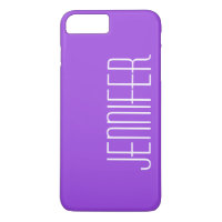 Colourful Purple, Personalised Jumbo Name