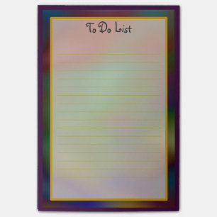 Colourful Purple To Do List 4x6 Post It Notes