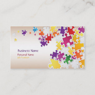 Colourful Puzzle Business Card