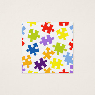 Colourful puzzle pattern
