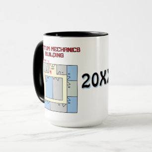 Colourful Quantum Mechanics Building Mug
