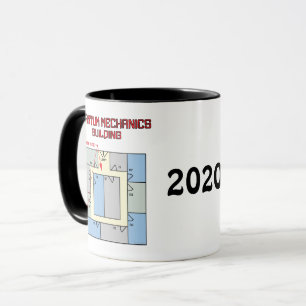 Colourful Quantum Mechanics Building Mug