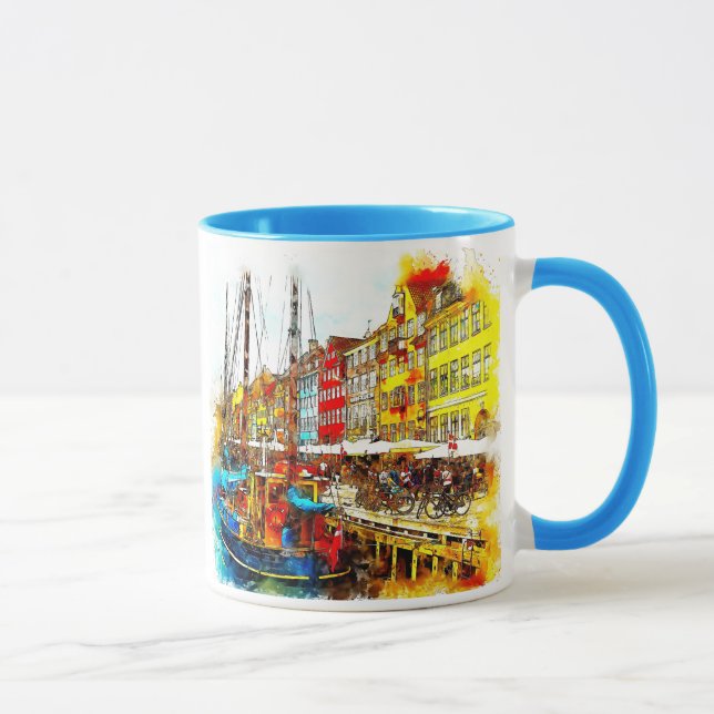 Colourful Quayside Mug (Right)