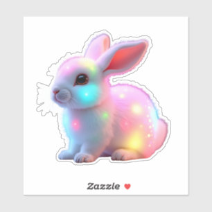 Colourful Rabbit Art