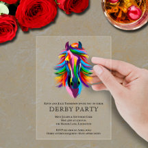 Colourful Racehorse Derby Party