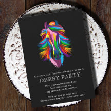 Colourful Racehorse Derby Party
