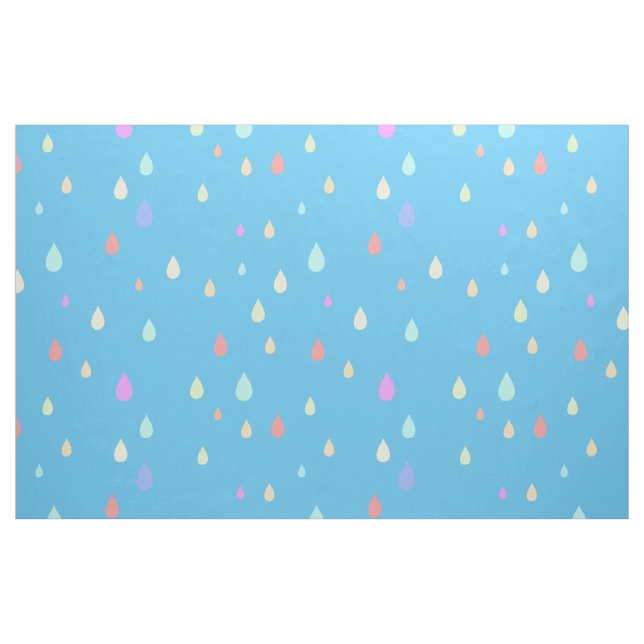 Colourful Rain Fabric (Fat Quarter)