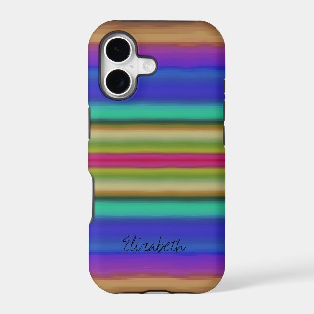 Colourful Rainbow Abstract #2 (Back)