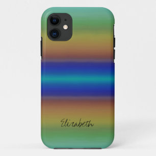 Colourful Rainbow Abstract iPhone 11 Case