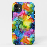 Colourful Rainbow Abstract Tie Dye