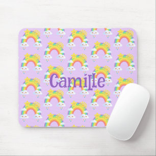 Colourful Rainbow Aesthetic Mouse Mat